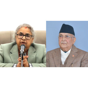 प्रधानमन्त्री कार्की र एमाले अध्यक्ष ओलीबीच निर्वाचन एकै चरणमा गराउनेबारे छलफल