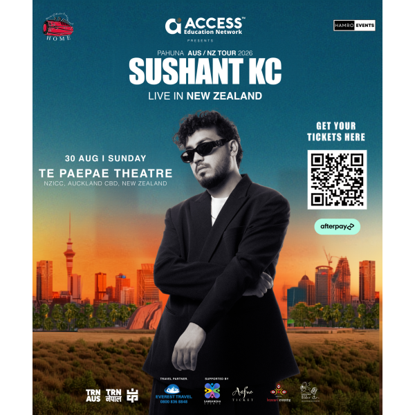 Sushant KC to Perform Live in Auckland on August 30