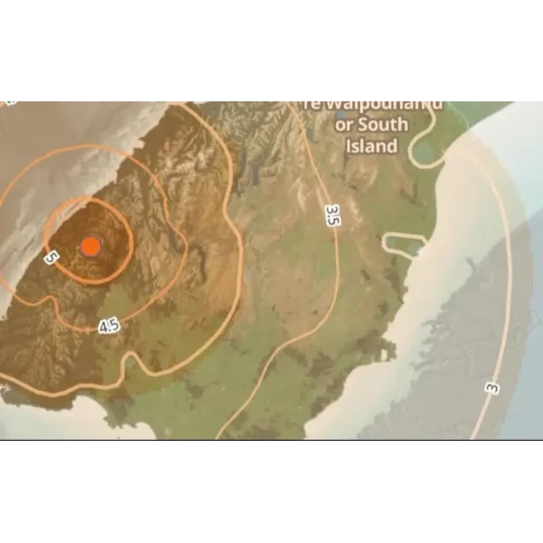 Strong Earthquake Strikes New Zealand’s South Island