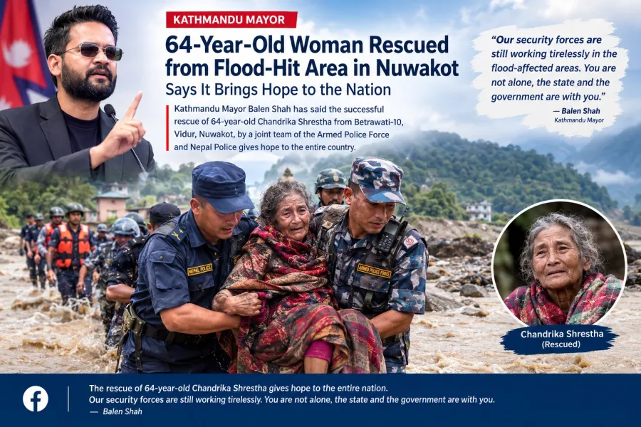 Bhotekoshi Flood: Rescue of 64-Year-Old Woman Brings Hope as PM Shah Assures Flood Victims of Government Support